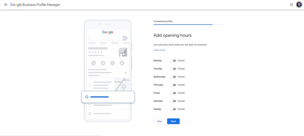 Google Business Messages – The Complete Guide by CommBox - add opening hours