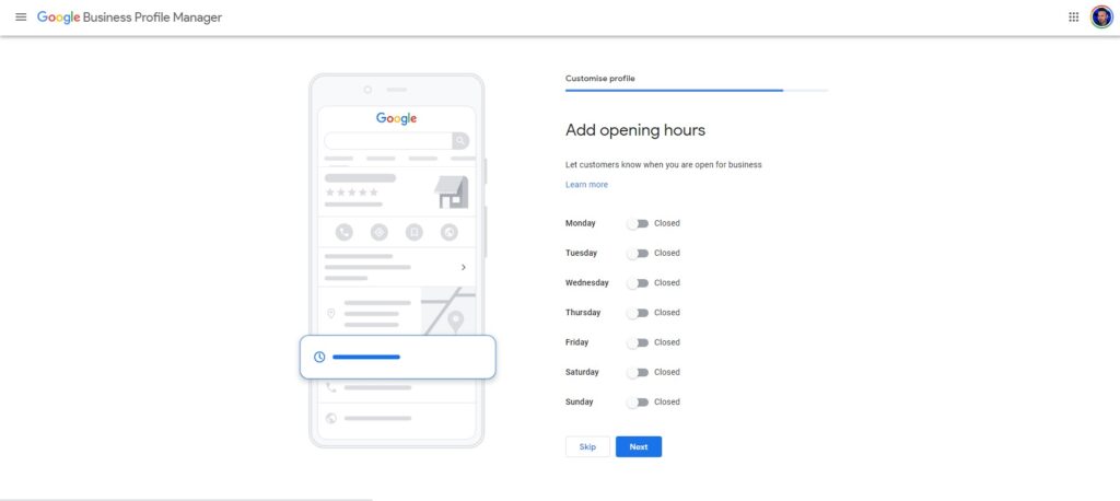 Google Business Messages – The Complete Guide by CommBox - add opening hours