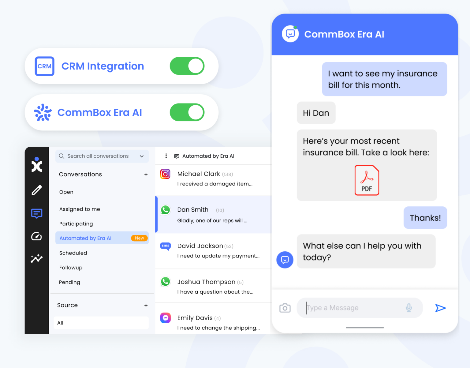 CommBox Era AI Chat + Omnichannel Inbox