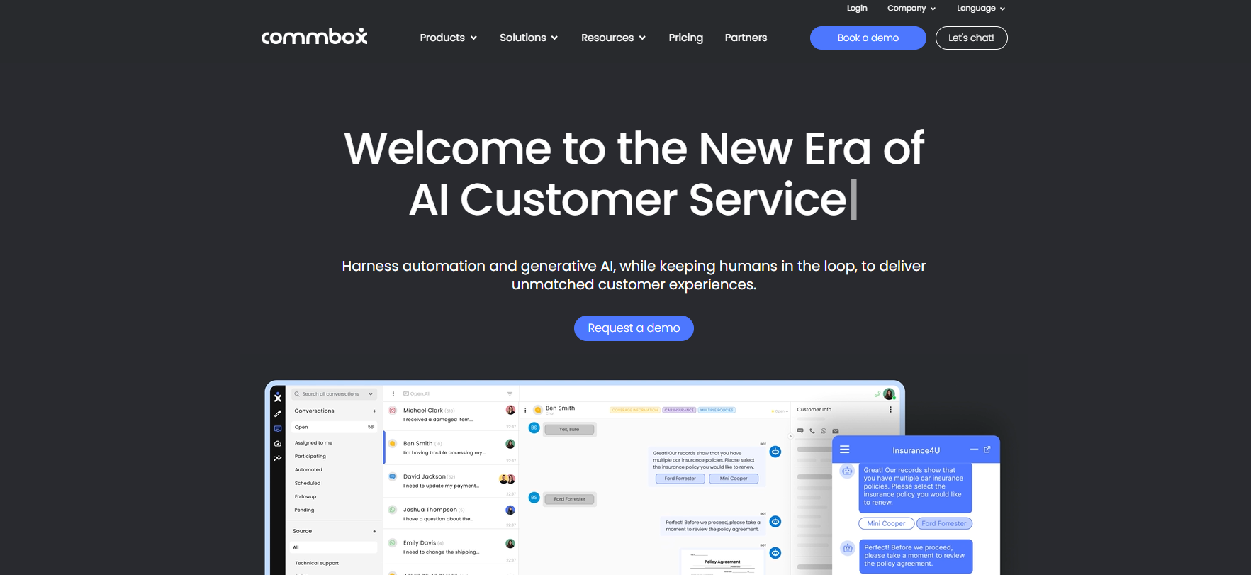 CommBox Conversational AI Omnichannel Klant Communicatie Platform
