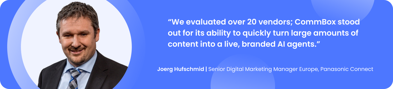 Panasonic Connect and CommBox Customer Success Story